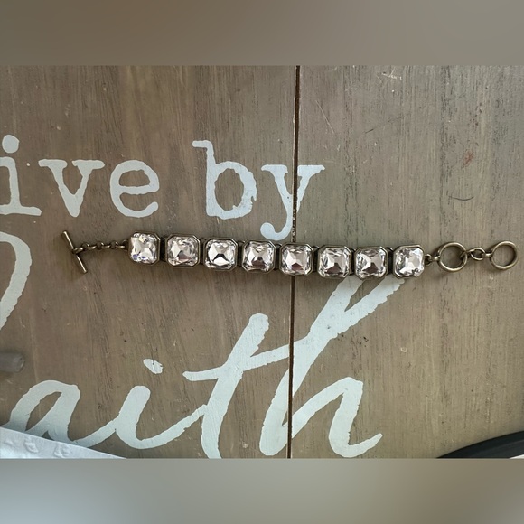 Square Rhinestone Bracelet - Picture 4 of 8